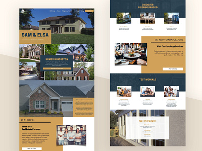 Sam & Elsa - Realtor Website Design