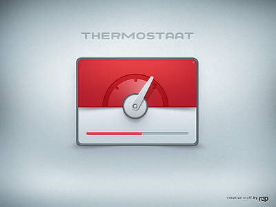 ❤ Freebie - Thermostaat  Meter Lightbox UI