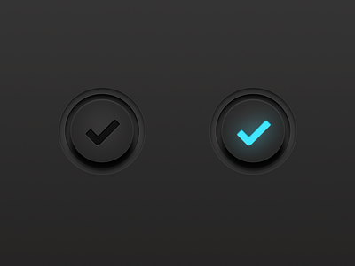 Dark UI Button