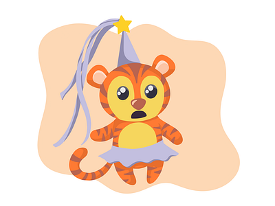 Kids toy princess tiger