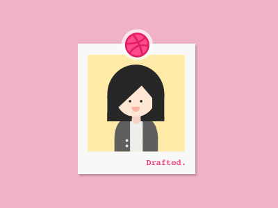 First Shot, Thank You! debut dribbble first flat illustration