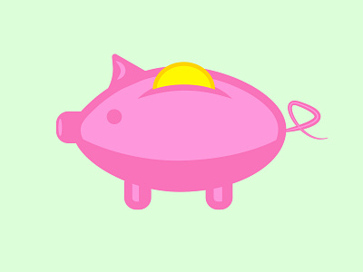 Simple and Flat - Piggy Bank