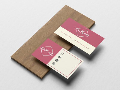 OAKAO - Business Card brand design brand identity branding branding design business card business card design design graphic design illustrator logo ui ux web