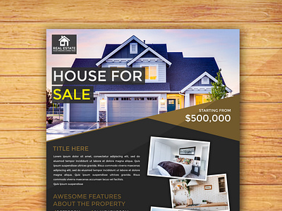 Real Estate Flyer design flyer design flyer template flyer template psd flyer templats for real estate flyertemplate real estate real estate branding real estate flyer real estate flyer design realestate