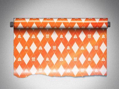 Wrap paper ( Quallyo ) gift orange quallyo texture web wrap paper