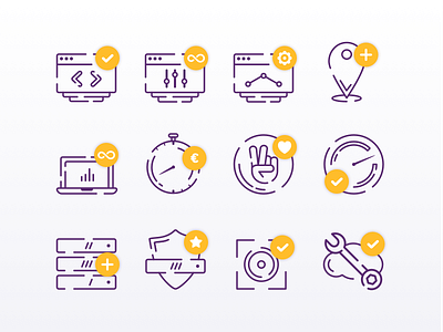 Sclw Icons data icon design iconography icons set sketch vector