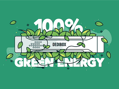 Dedibox 100% green energy