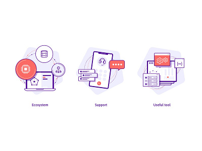 Some Icons ecosystem icon iconography product design set support tool useful vector webdesign