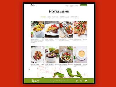 restaurant website design ui ui design uidesign website concept website design