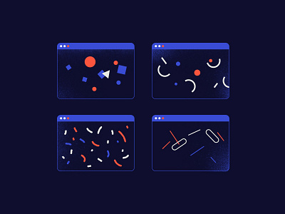 Tiny pattern thing flat icon illustration pattern shapes web