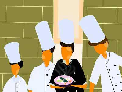 We are Chefs Illustration