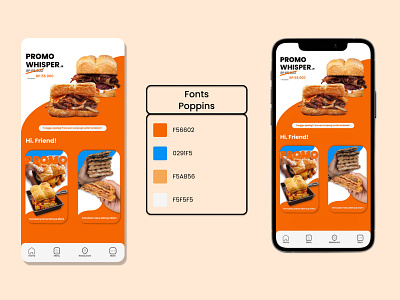 Burger App Dashboard From flutter app branding design graphic design icon ui ux