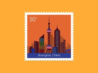 Shanghai metropolis shanghai stamps