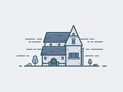 Daily Design #008 house tree