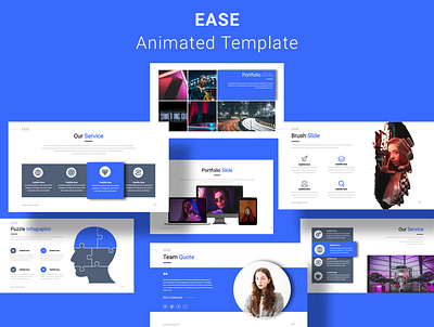 EASE Animated Multipurpose Presentation Template creative e commerce ease elegant enterprise entrepreneur flow chart fully animated infographics map marketing mockup modern niches pitch pitch deck presentation project simple statistics