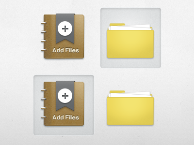 Icons for iOS Product folder icons ios ipad notebook tap state
