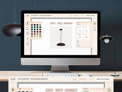 3D Creation Platform app branding design illustration ui ux