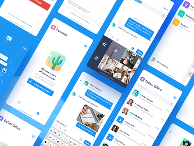 Salesmsg iOS App - Overview app app design contacts conversation empty state ios ios app iphone iphone x iphone xs message messaging mobile app salesmsg sketch ui ux wireframes