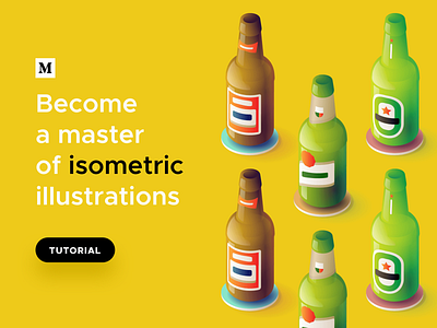 TUTORIAL: Become a master of isometric illustrations -3D effect