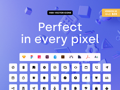 The Icon of - Icon set perfect in every pixel [version 02] adobe xd app design figma icon icon set iconography icons iconset ligature ligature font pixel perfect pixel perfect icon search sketch ui vector web design webdesign webfont xd