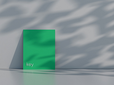 Key for video 3d design illustration