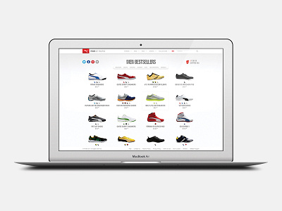 Puma Website Concept concept puma shoes website