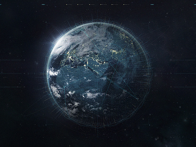 ARC - Earth 3d c4d concept design earth game space styleframe ui