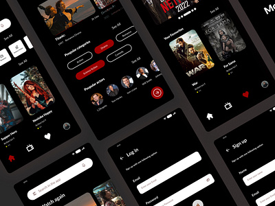 Movie Theater Mobile App design