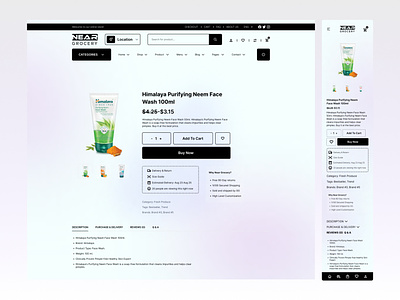 E-Commerce Beauty product details page