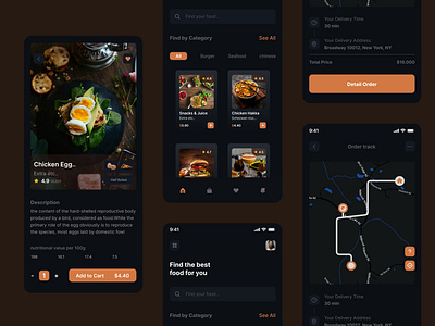 Food Delivery App New Concept app design delicious delivery app figma food food app food order fooddeliveryapp grabfood ios design mobile app new app concept trendy app design ui ux usability userexperience userinterface ux design ux research uxlife