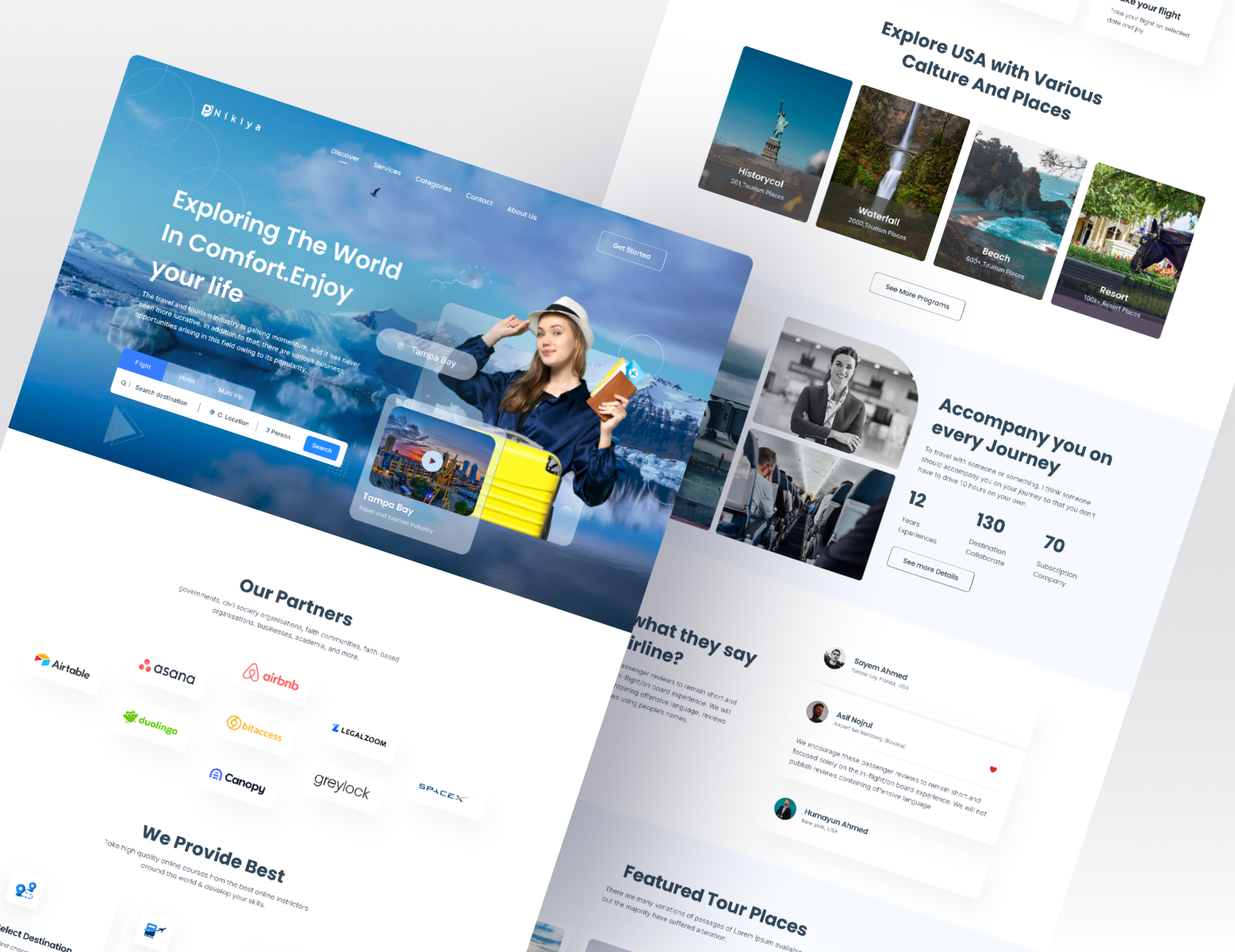 Air Ticket Flight Booking Website by Mohammad Ali on Dribbble