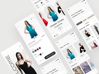 eCommerce Shop App Design Clothes app art clothes clothes shop app clothingbrand design designinspiration dress dress app ecommerce fashion girls shop mobileapp online sclothes online shop outfit shop tshirts ui ux