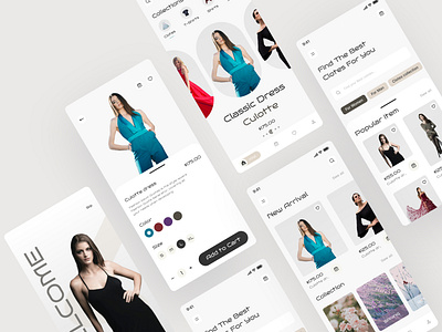 eCommerce Shop App Design Clothes