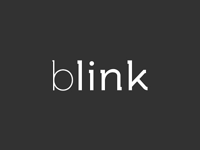 Blink Logo b bike blink bold grey light lights link logo simple type white