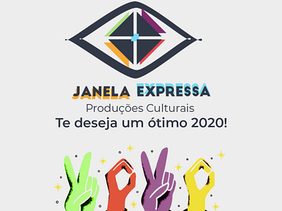 Card Janela Expressa design illustration logo typography