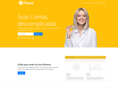 Finans Website (HTML + CSS) css design html ui ux webdesign