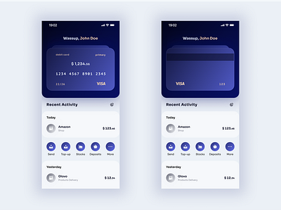 Bank Mobile App Concept app application bank card design interface mobile plnt plnt studio ui ux