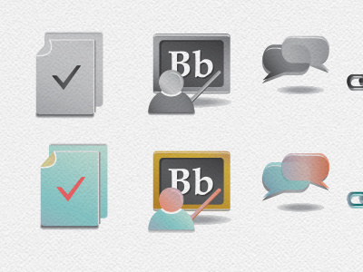 Personalize Blackboard Icon icon ui