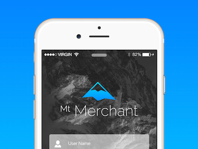 Mt. Merchant App Design