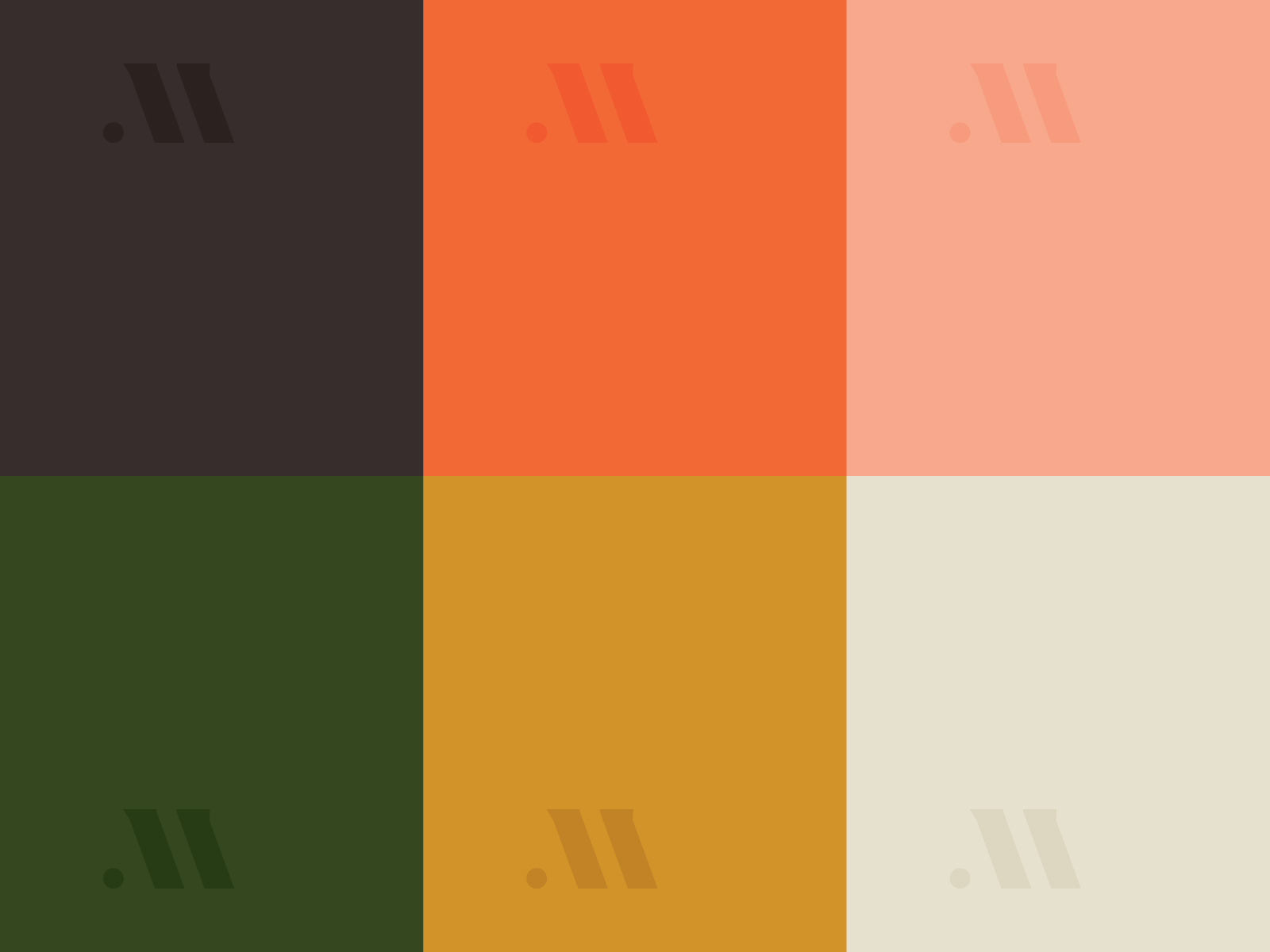 Mmmm... Color brand branding color palette colors logo scheme type typography