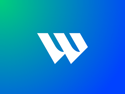Wolf Strategic Solutions blue brand branding green identity logo w