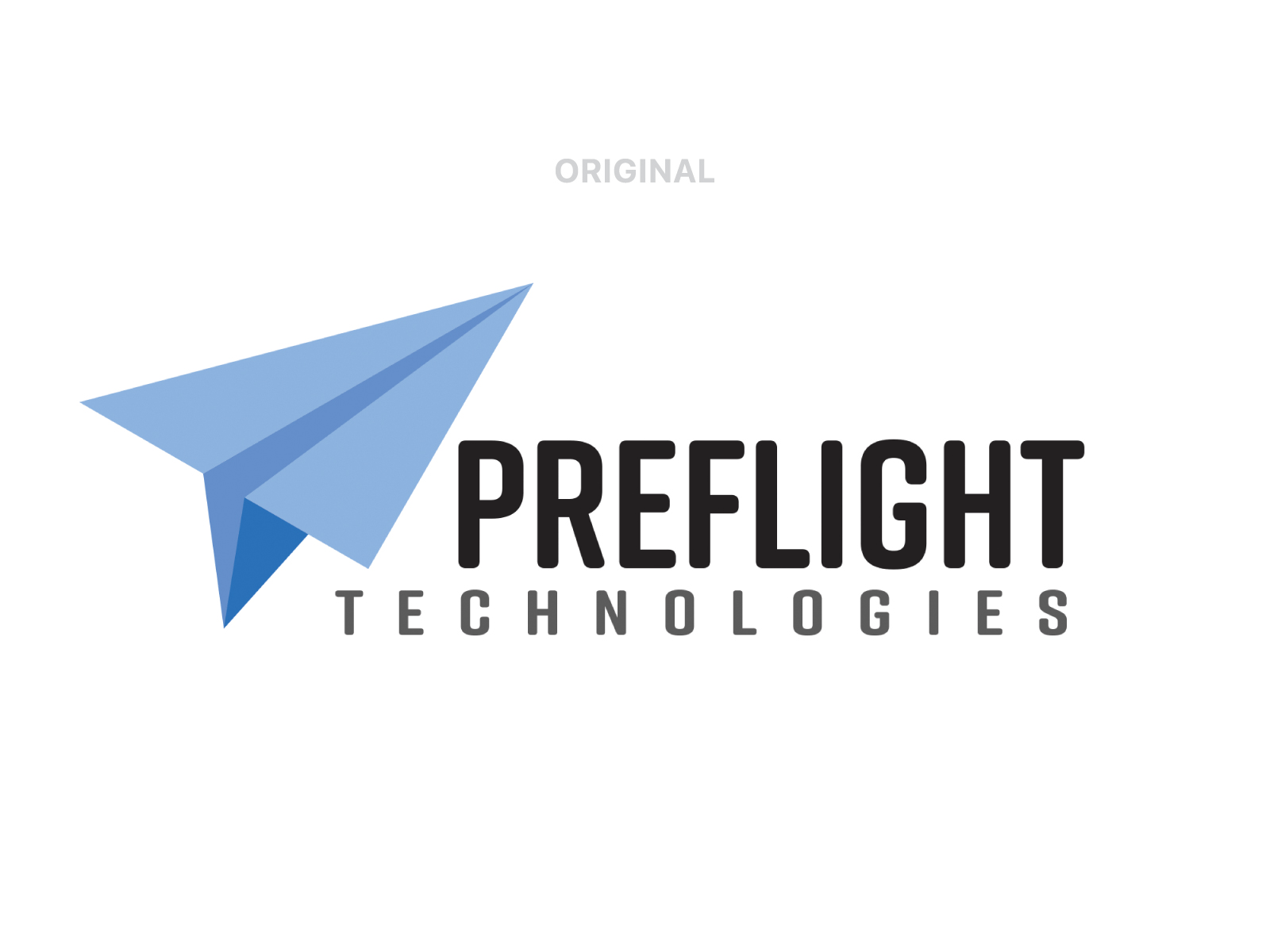 The Evolution of a Rebrand blue brand branding flight fly geometric identity logo tech technology triangle type typography
