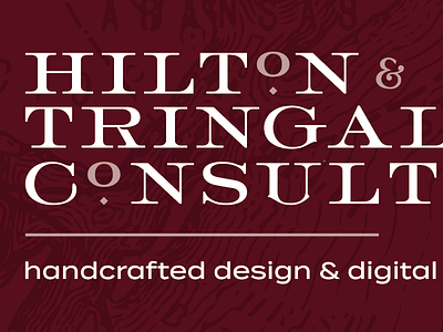 Hilton Tringali Consulting brand consulting corporate design hilton id identity logo tringali