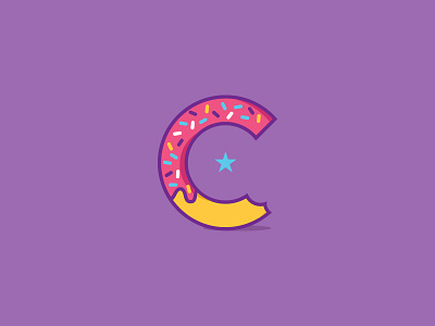 DO U C WHAT I C? brand c california candy cane christmas coffee donut exploration flag logo star