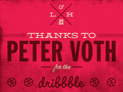 Dribbble thanks