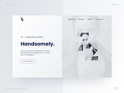 Model agency | Landing page