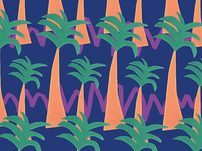 Tropical Moments design illustration surface pattern