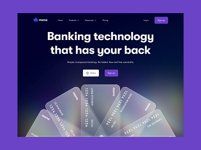 Banking Home Page 3d 3ddesign app banking design ui uiux webdesign