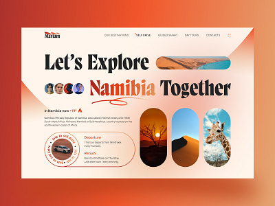 Namibia Landing Page