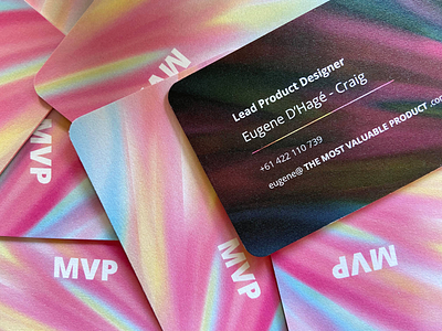 MVP Business cards business card business card design color digital art illustration